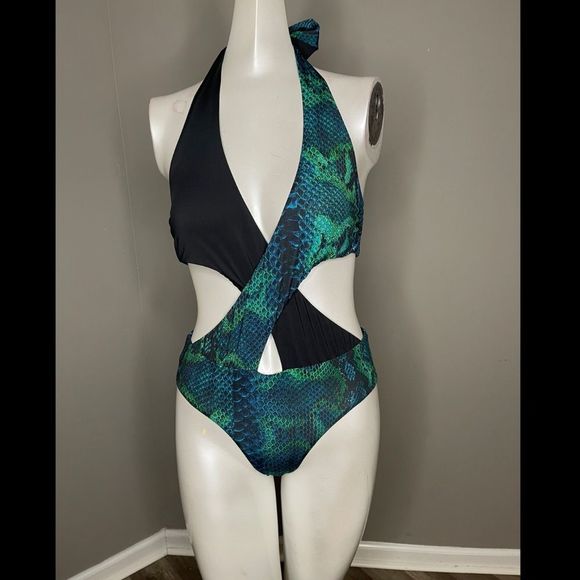 Roberto Cavalli Woman One-piece
swimsuit Deep jade - Picture 2 of 5